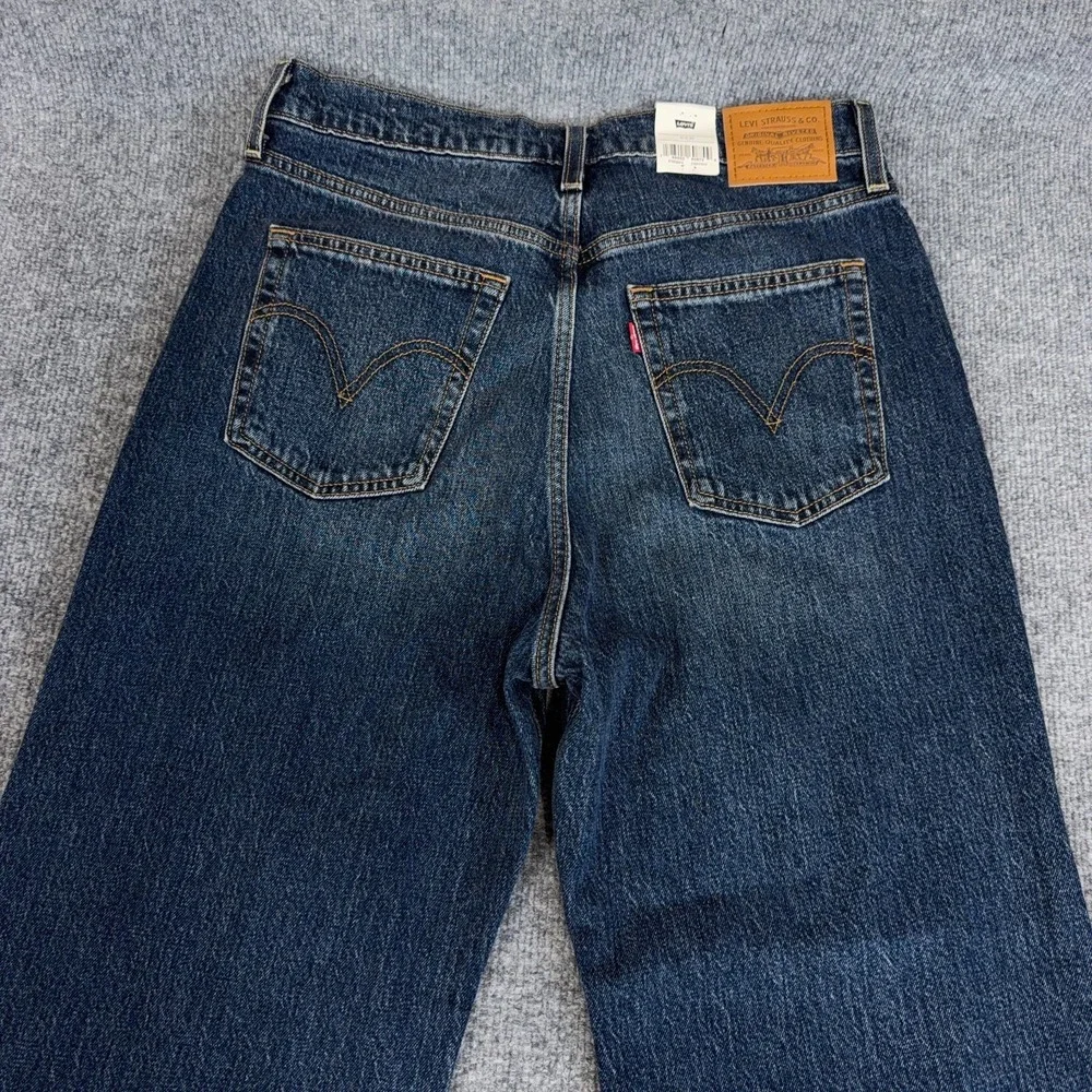 Levis Premium Jean Women 31x30 Ribcage Bell Wide Leg Boot Cut Super High Waist - Picture 14 of 15